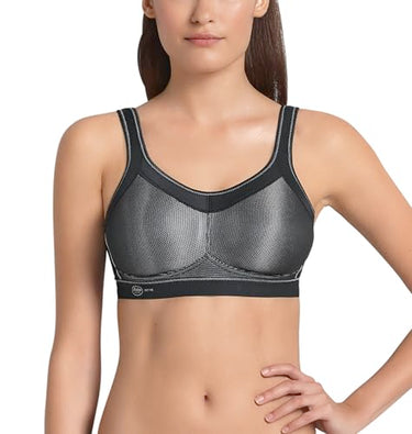 Anita Active Damen Bügelloser BH 5529, Schwarz (Schwarz 001) , 90E im Sale